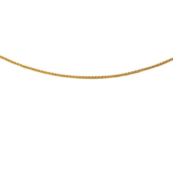 9ct Gold 16 inch Spiga Chain